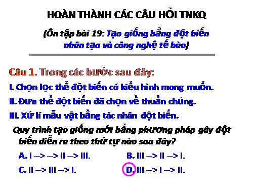 Bài 1. Gen, mã di truyền và quá trình nhân đôi ADN