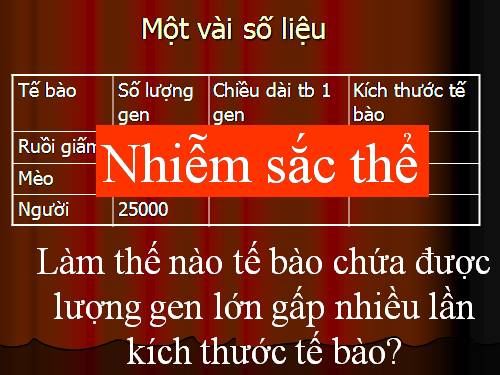 Bài 5. Nhiễm sắc thể và đột biến cấu trúc nhiễm sắc thể