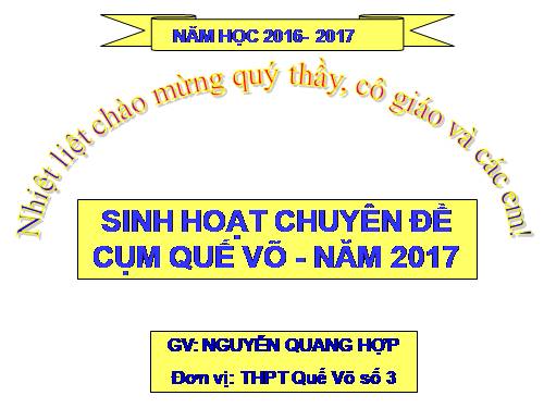 chuyên đề: Di truyền học quần thể