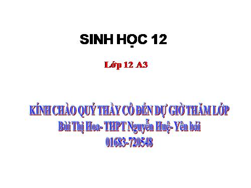 Bài 21. Di truyền y học