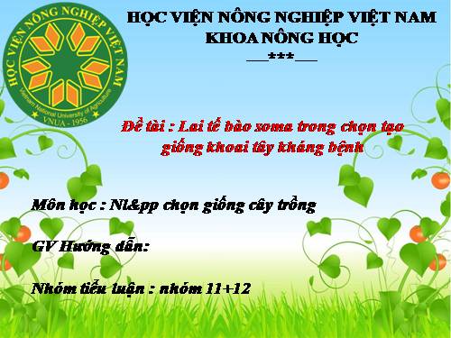 Bài 20. Tạo giống nhờ công nghệ gen