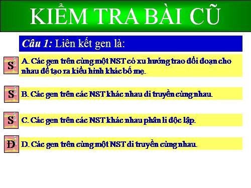 Bài 11. Liên kết gen và hoán vị gen