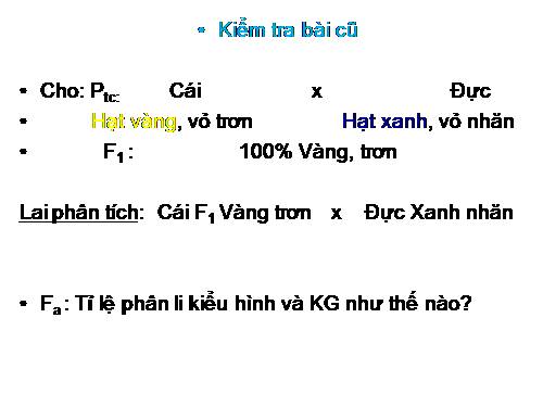 Bài 11. Liên kết gen và hoán vị gen