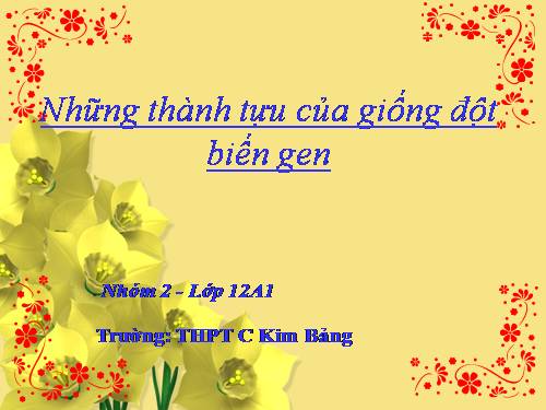 thanh tuu dot bien