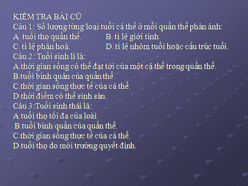 Bài 39. Biến động số lượng cá thể của quần thể sinh vật