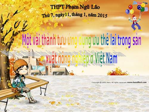 Một vài thành tựu ứng dụng ưu thế lai trong sản  xuất nông nghiệp ở Việt Nam