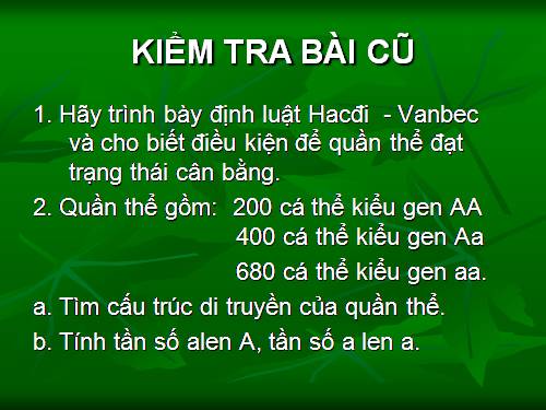 Bài 18. Chọn giống vật nuôi và cây trồng dựa trên nguồn biến dị tổ hợp