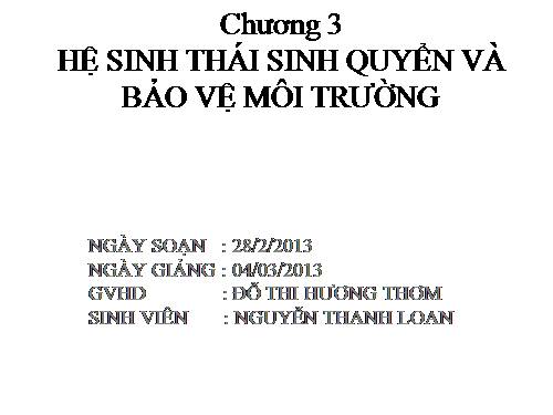 Bài 42. Hệ sinh thái