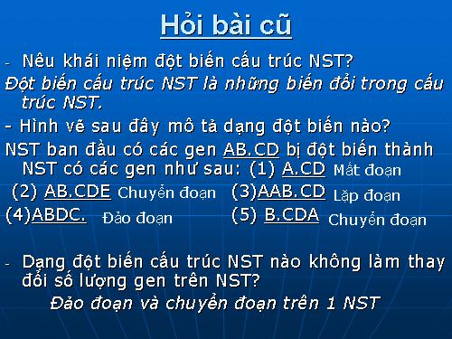 Bài 6. Đột biến số lượng nhiễm sắc thể