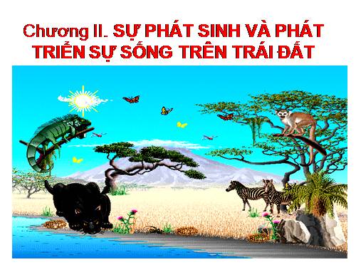 Bài 32. Nguồn gốc sự sống