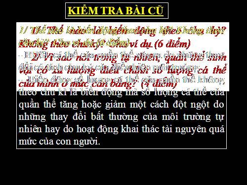 Bài 40. Quần xã sinh vật và một số đặc trưng cơ bản của quần xã