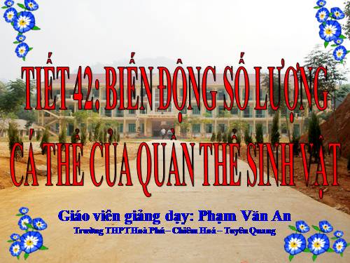 Bài 39. Biến động số lượng cá thể của quần thể sinh vật