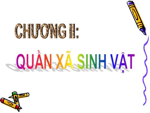 Bài 40. Quần xã sinh vật và một số đặc trưng cơ bản của quần xã