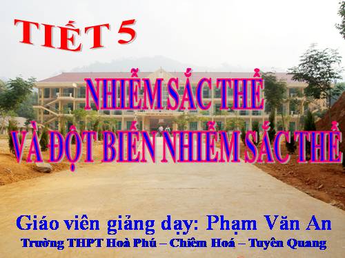 Bài 5. Nhiễm sắc thể và đột biến cấu trúc nhiễm sắc thể