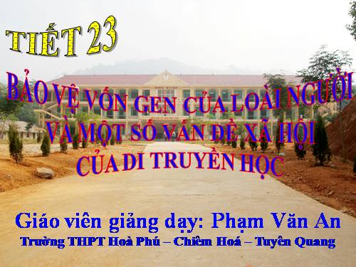 Bài 22. Bảo vệ vốn gen của loài người và một số vấn đề xã hội của di truyền học