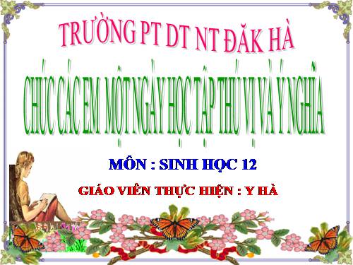 Bài 27. Quá trình hình thành quần thể thích nghi