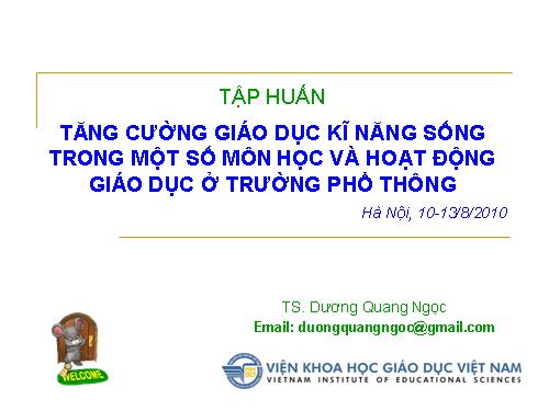 TẬP HUẤN 2010