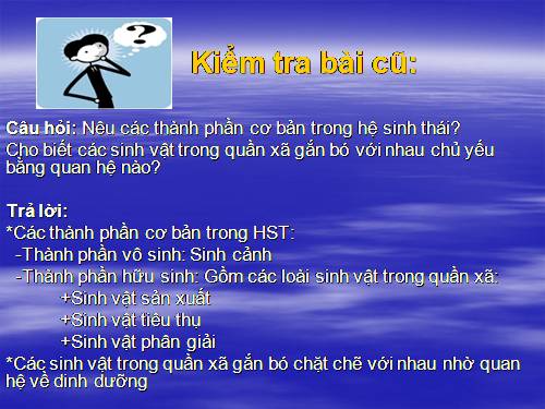 Bài 43. Trao đổi vật chất trong hệ sinh thái