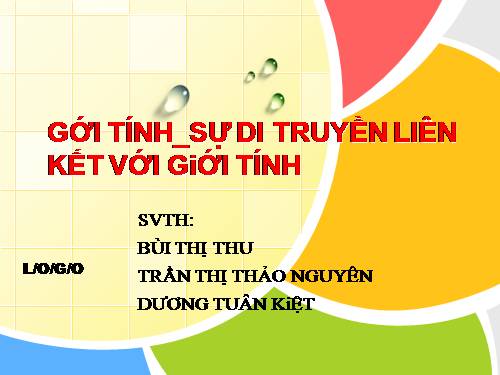 Di truyền liên kết giới tính*