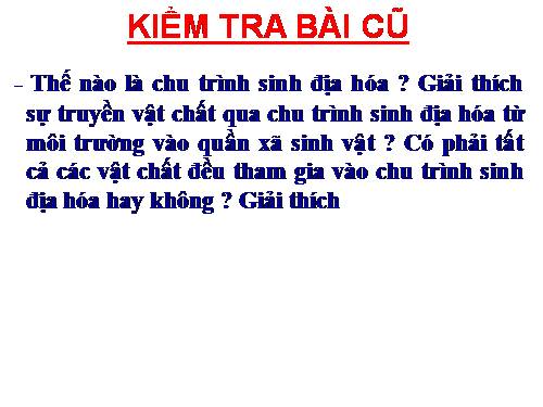 Bài 45. Dòng năng lượng trong hệ sinh thái và hiệu suất sinh thái