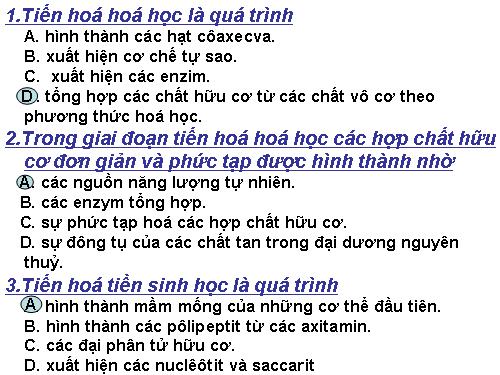 Bài 33. Sự phát triển của sinh giới qua các đại địa chất