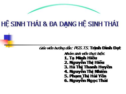 Bài 42. Hệ sinh thái