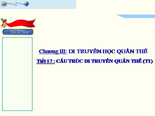 Bài 16. Cấu trúc di truyền của quần thể