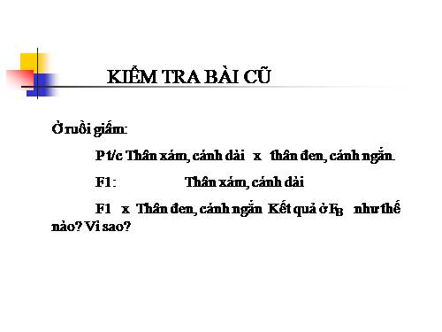 Bài 11. Liên kết gen và hoán vị gen