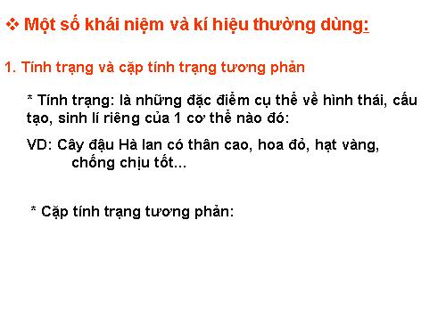 Bài 8. Quy luật Menđen: Quy luật phân li