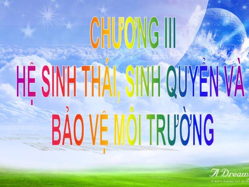 Bài 42. Hệ sinh thái