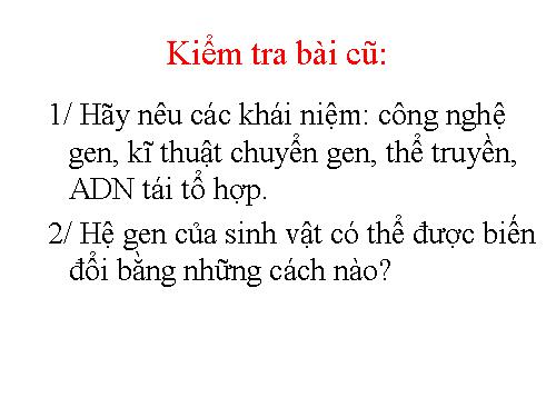 Bài 21. Di truyền y học