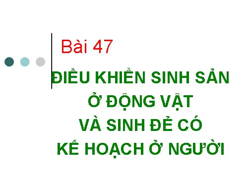 dieu khiển ss ở Động vật