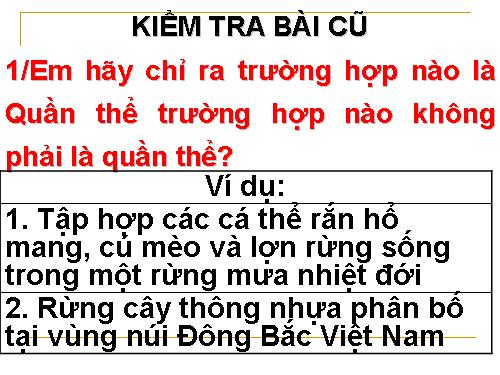 Bài 37. Các đặc trưng cơ bản của quần thể sinh vật