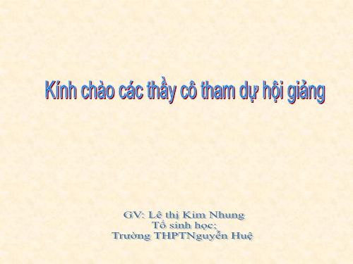 Bài 16. Cấu trúc di truyền của quần thể