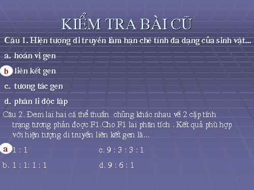 Bài 12. Di truyền liên kết với giới tính và di truyền ngoài nhân