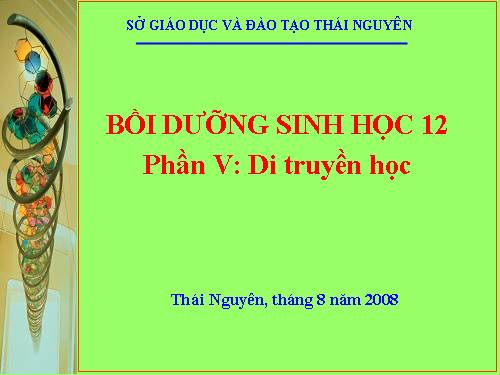 di truyền chương V ( nên tham khảo)