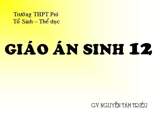 Bài 16. Cấu trúc di truyền của quần thể