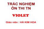 TRẮC NGHIỆM ÔN TÂP (Số 7)