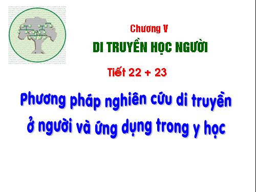 Bài 21. Di truyền y học