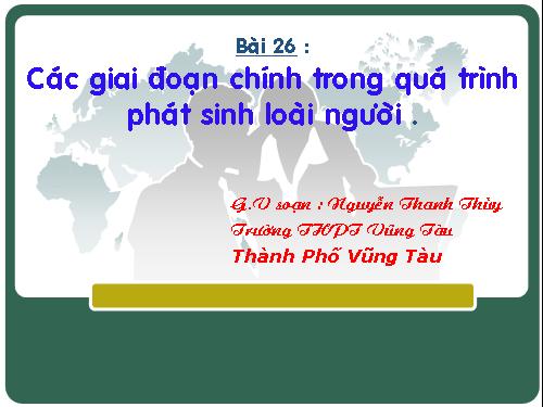 Bài 29. Quá trình hình thành loài