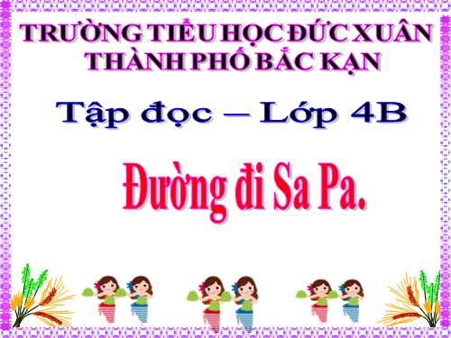 Tuần 29. Đường đi Sa Pa