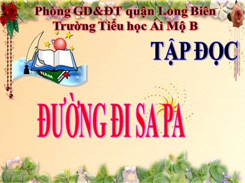 Tuần 29. Đường đi Sa Pa