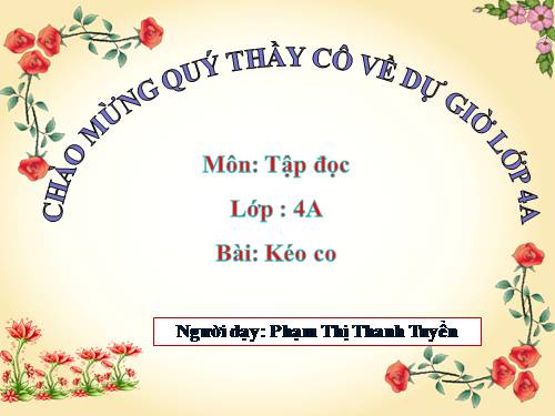 Tuần 16. Kéo co