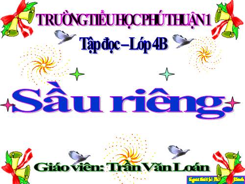 Tuần 22. Sầu riêng