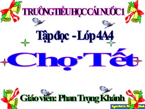 Tuần 22. Chợ Tết