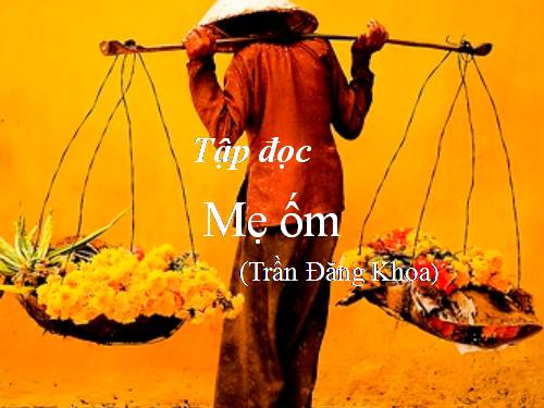 Tuần 1. Mẹ ốm