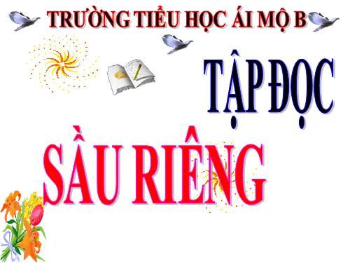 Tuần 22. Sầu riêng