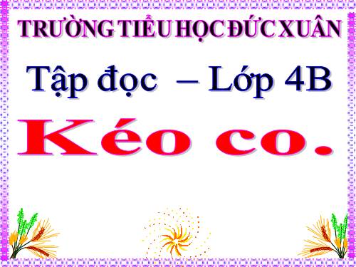 Tuần 16. Kéo co