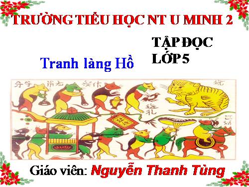 Tuần 27. Tranh làng Hồ