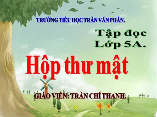 Tuần 24. Hộp thư mật